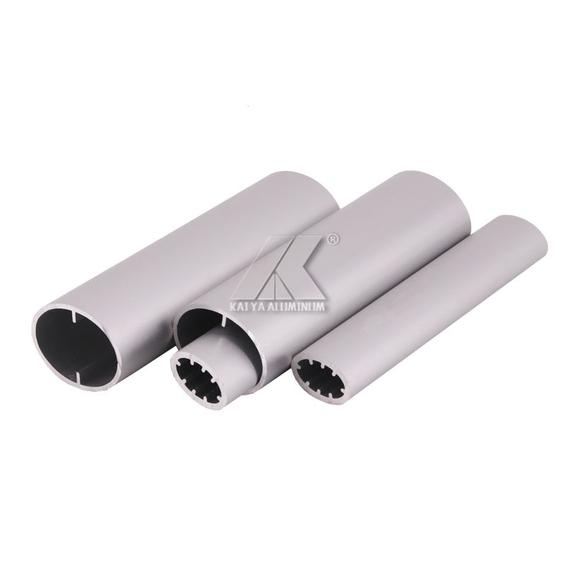 China Oval Matt Silver Polished Aluminium Tube Adjustable Aluminum Telescoping Tubes factory