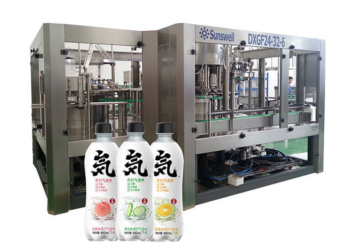 China 36000BPH CSD Carbonated Drink Filling Line With Large Flow factory