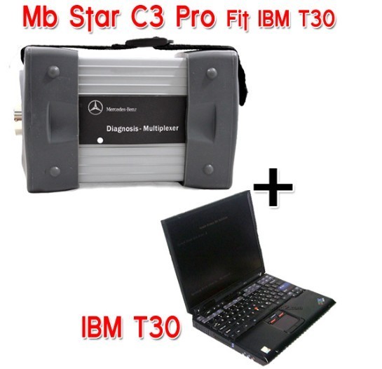 China Mercedes Benz Star C3 Diagnostic Tool with IBM T30 for Mercedes Benz Cars and Trucks, Multi-Language factory