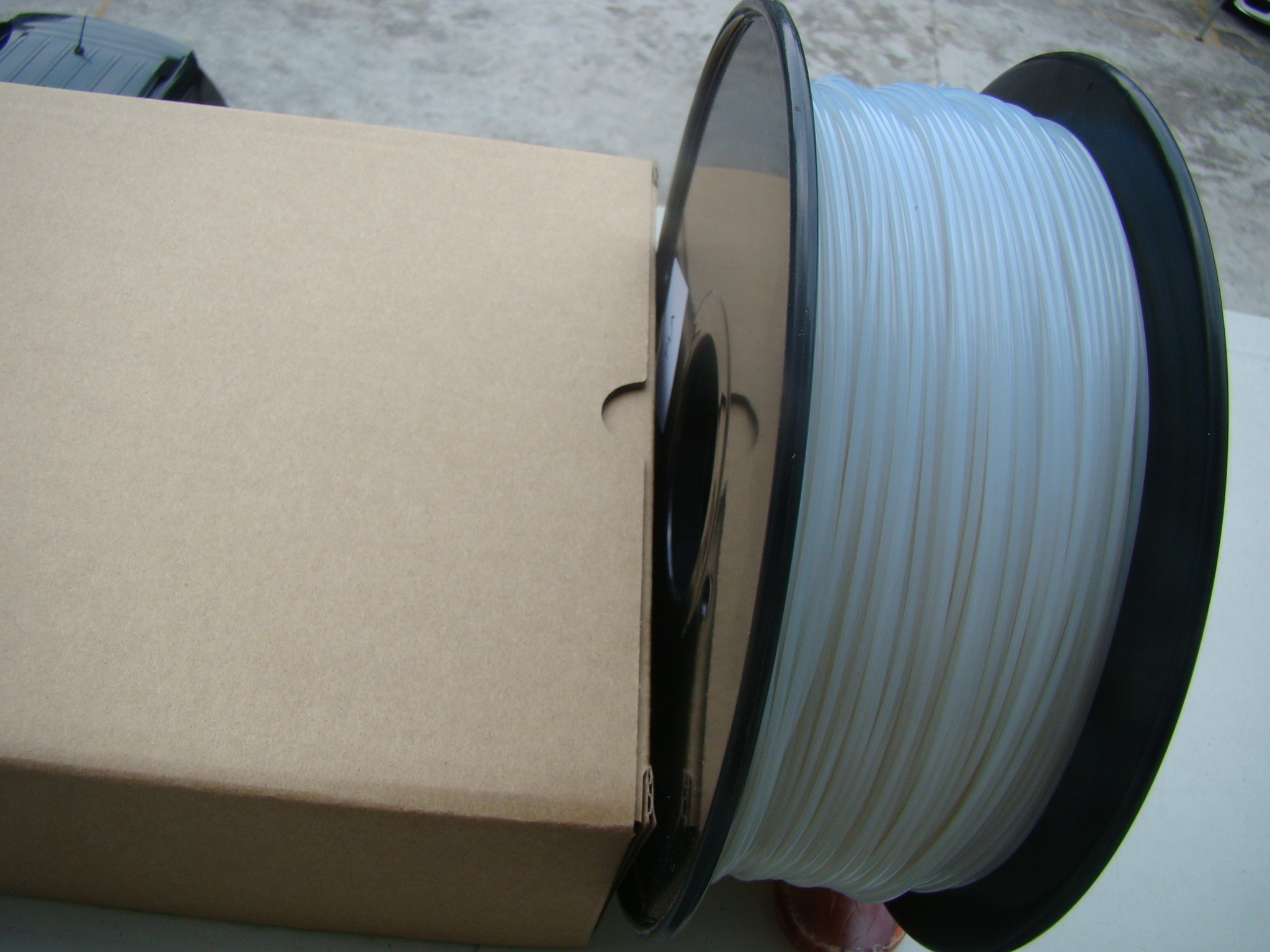 China 3D Printing Color Changing Filament High Performance , White To Blue factory