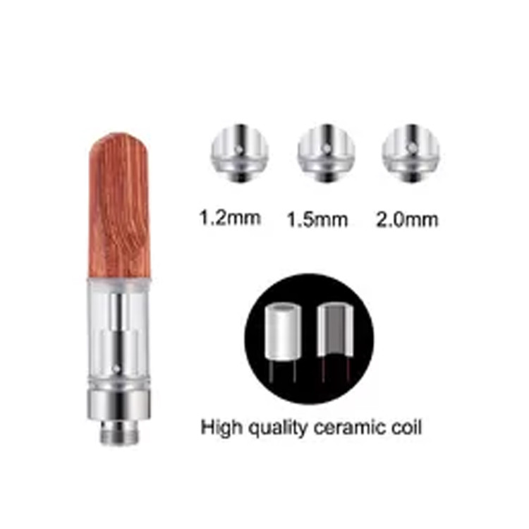 China 1.2mm 1 Gram Delta 8 Atomizer Empty Vape Cartridge Thick Oil Childproof factory