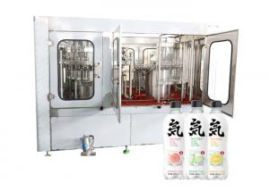 China OPP Labeler Rapid Flow Carbonated Filling Machine For Pet Bottles factory