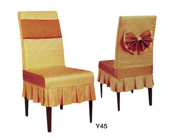 China CHINESE style wedding party beautiful chair cloth with furniture manufacture (Y-45) factory