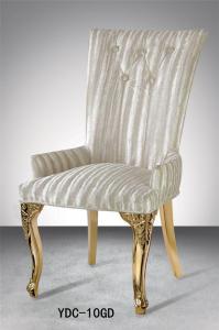 China queen back soft high density fabric dining chair (YDC-10GD) factory