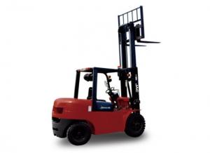 China 4 Ton Counterbalance Diesel Forklift Truck With Isuzu Engine High Efficiency factory