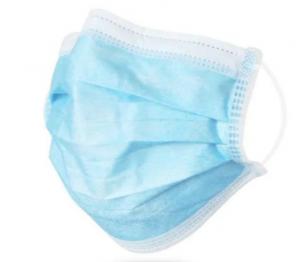 China Health Care Non Woven Fabric Mask ,  Disposable Blue Mask Customized Packgaing factory