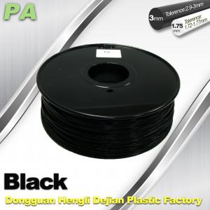 China 3D Printer Filament 3mm 1.75mm Black Nylon Filament PA Filament factory