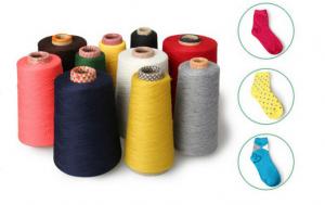 China Pure High Quality Knitting Yarn for Sock/spandex covered yarn for denim, underwear, socks, or circular knitting factory