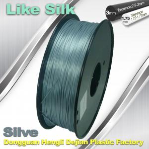 China Polymer Composites 3d Printer filament  1.75 / 3.0 mm  ,Imitation Like Silk Filament ,High Gloss factory