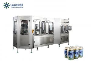 China Automatic Beer Can Filling Machine High Precision Alcohol Filling Capping Machine factory