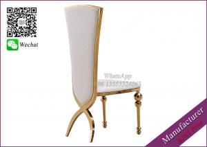 China White Cushion Wedding Chairs For Sale With Good Quality (YS-16) factory