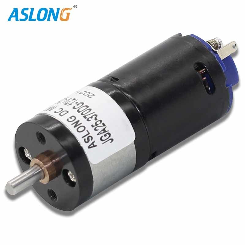 China Strong Magnetic 6V 12V 20000rpm 370 DC Motor With Dia25mm Double Link Gearbox Reducer factory