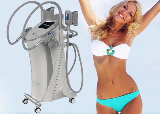 China 4 Handles Cellulite Reduction Machine For Home / Salon Vertical Type factory