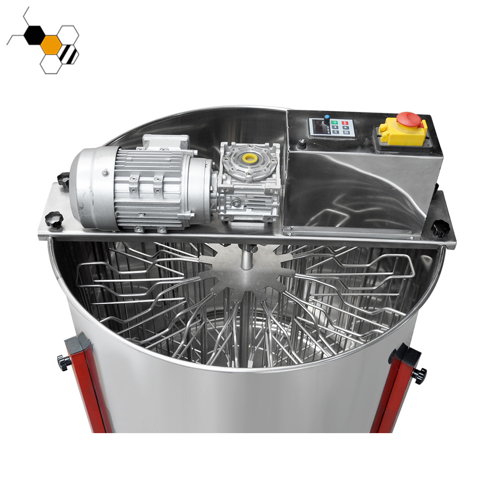 China Mechanical Food Grade 12 Frames Electric Honey Extractor 42*26cm factory