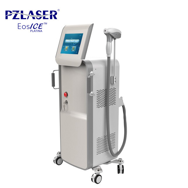 China 10 Laser Bars Professional Laser Hair Removal Machine Dual Mode With Cooler Handle factory