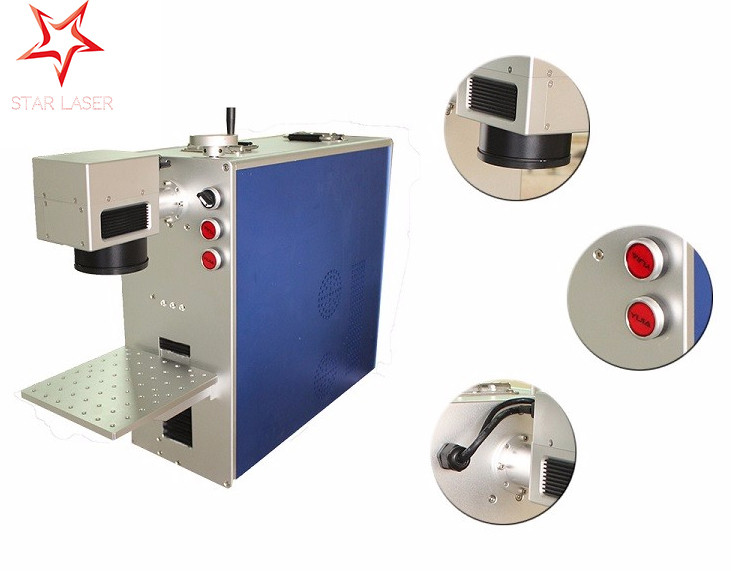 China Dot Pin 20W Fiber Laser Marking Machine Easy Operation Laser Marking Equipment factory