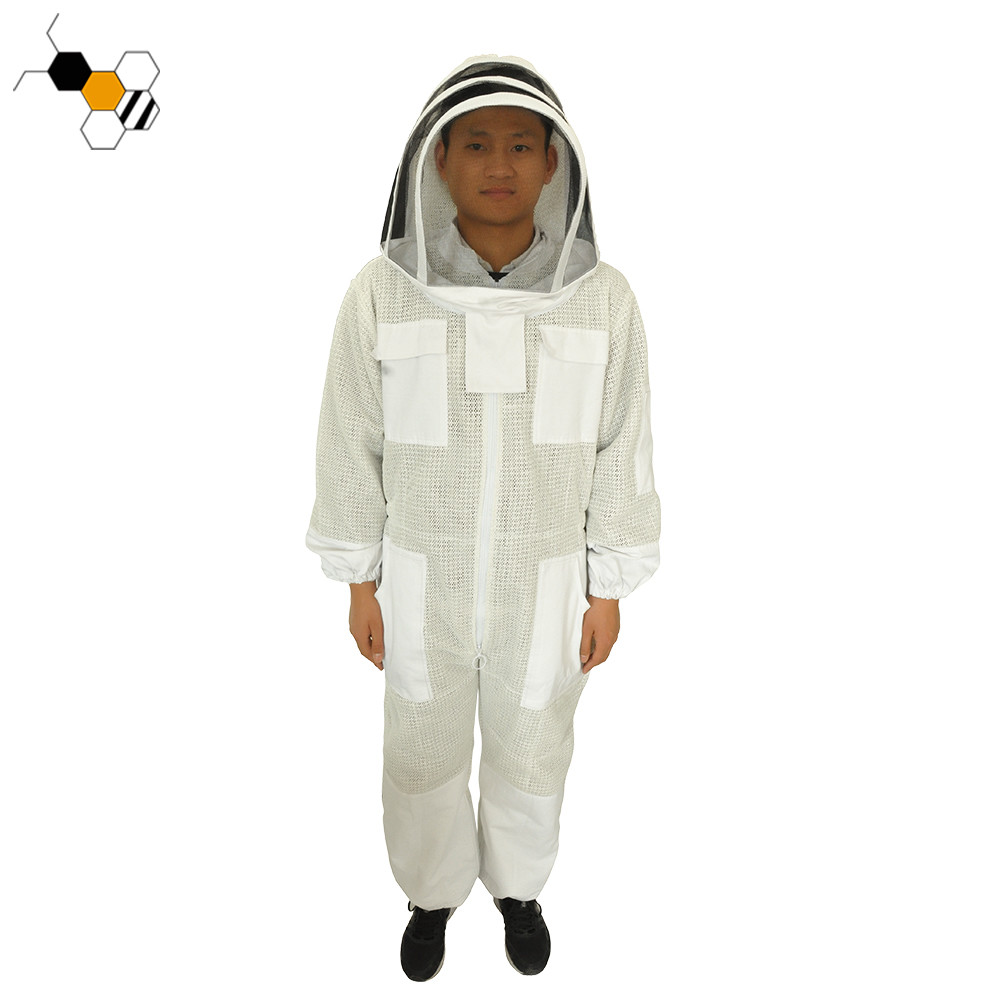 China Beekeeping Clothing Cotton Ventilated Bee Suit For Beekeeper factory