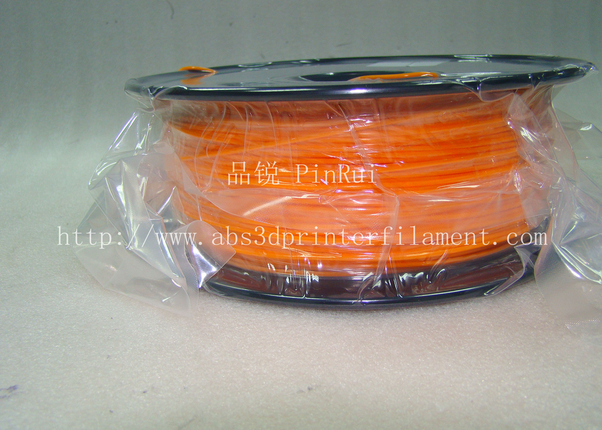 China Biodegradable Orange PLA 3d Printer Filament 1.75mm Materials For 3D Printing factory