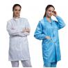 Buy cheap Custom Cleanroom Anti Static Garments Dustproof Waterproof Esd Smock Gown from wholesalers