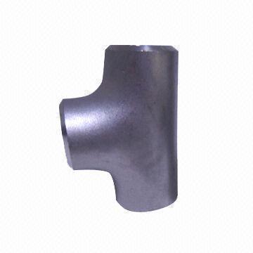 China Stainless Steel Pipe Equal Tee with Butt Welding Connection and Round Head Code factory