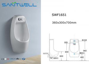 China Modern ceramic wall hung urinal / urinal screen 360*300*700 mm factory