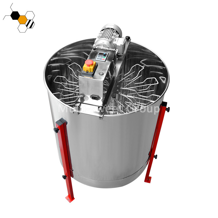 China Mechanical Food Grade 12 Frames Electric Honey Extractor 42*26cm factory