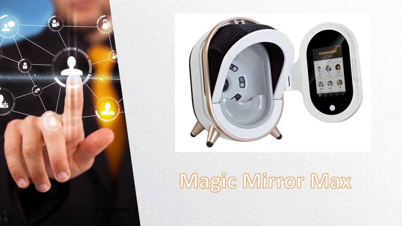 China Sincoheren Diode Laser Magic Mirror Skin Analyzer Machine 7200K 1.8 GHZ For Beauty Salon factory