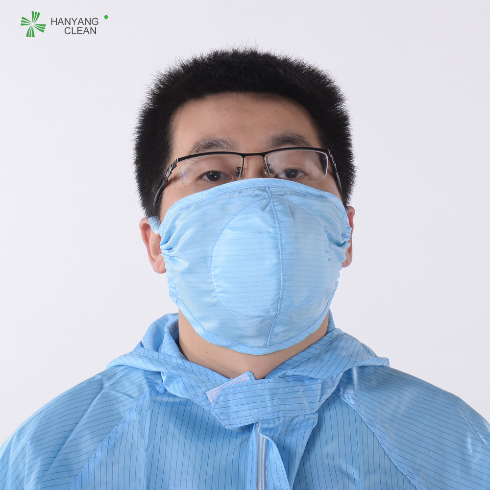 China AntiStatic Washable Cleanroom 3D dust respirator printed facial Mask design and manufacturer of protective face factory