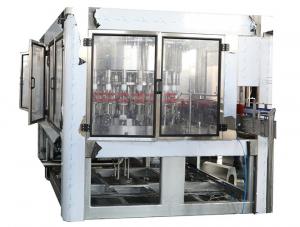 China PE HDPE Bottle Hot Filling Machine With Aluminum Foil Sealing Machine factory