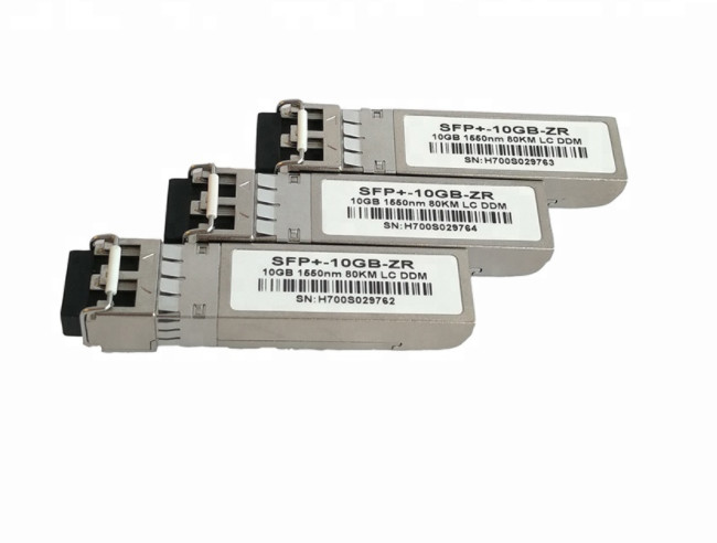 Duplex LC SMF 10G SFP Transceiver Module 1550nm 80km With Single Mode for sale