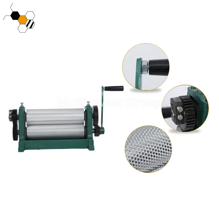 China Aluminum Alloy High Precision Manual Beeswax Foundation Mill Beeswax Machine factory