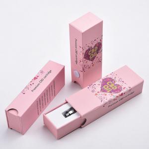 China OEM 5ml E Cigarette Cartridge Packaging Cardboard Sliding Drawer Box factory