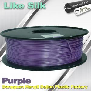 China Purple Color Polymer Composites 3d Printing Plastic Filament High Gloss factory