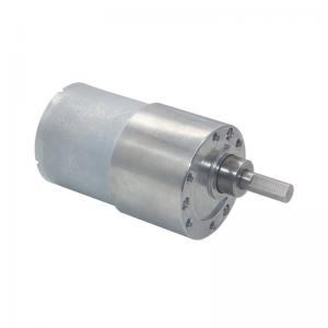 China High Torque 37mm Brushed Electric DC Gear Motor Low Rpm 7RPM For Robot factory