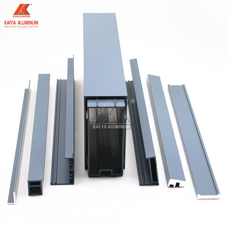 China Door Frame Extruded Aluminium Channel Profiles 6063 T5 For Subway Station factory