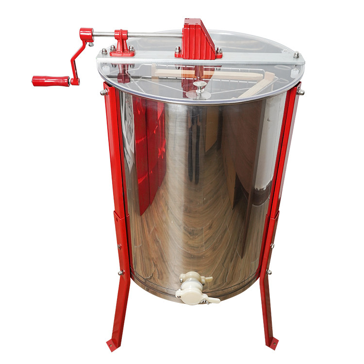 China SS Manual Centrifuge Dadant Honey Extractor With 3 Frames factory