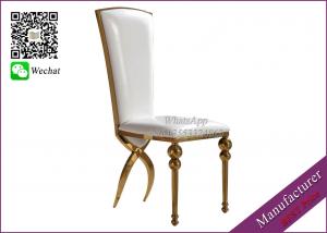 China White Cushion Wedding Chairs For Sale With Good Quality (YS-16) factory