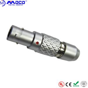 China Small 0B 7 Pin Round Connector , FGG Male Self Locking Lemo Type Connector factory
