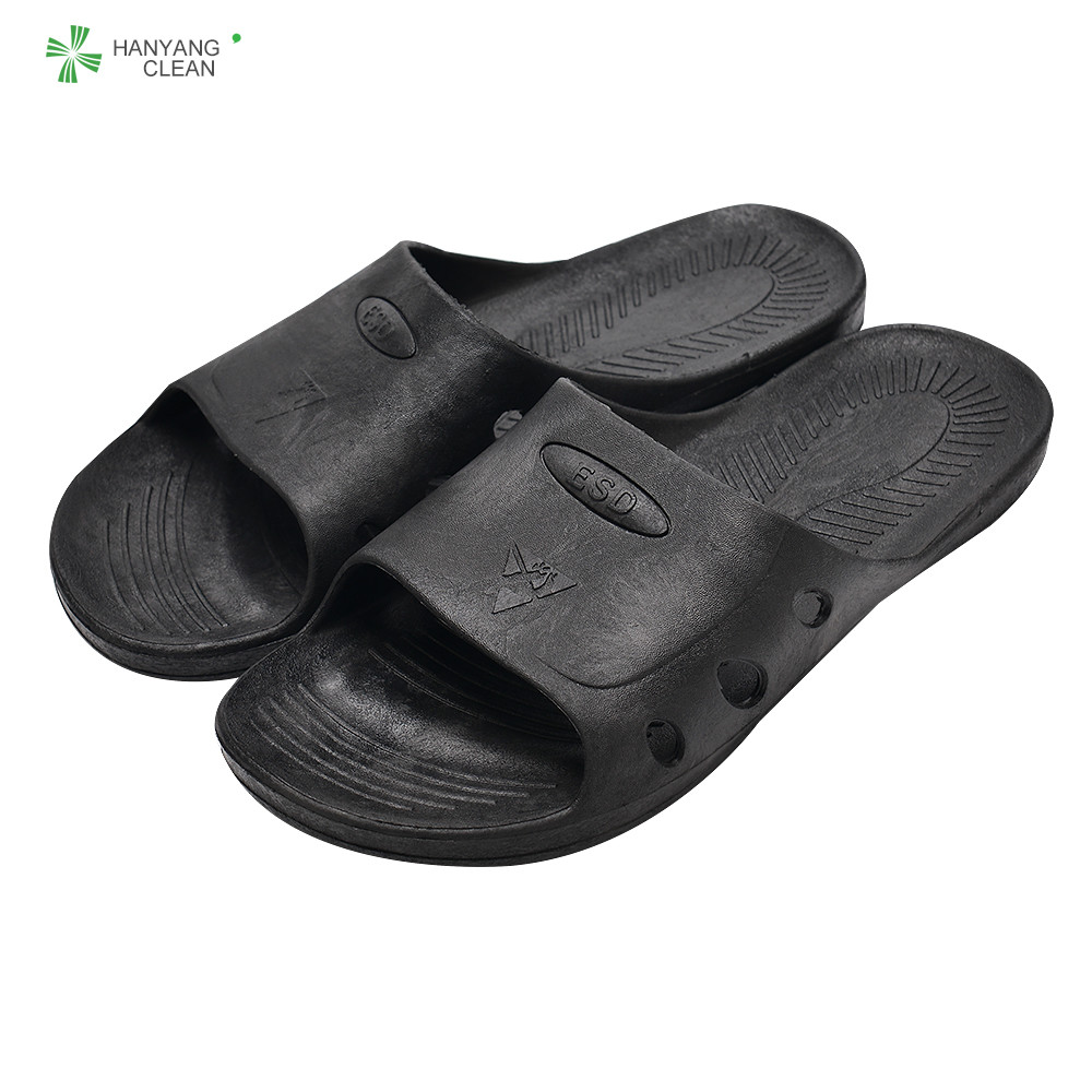 China Hard Fold SPU ESD Cleanroom Shoes , Anti Static Slippers For Enterprise Units factory