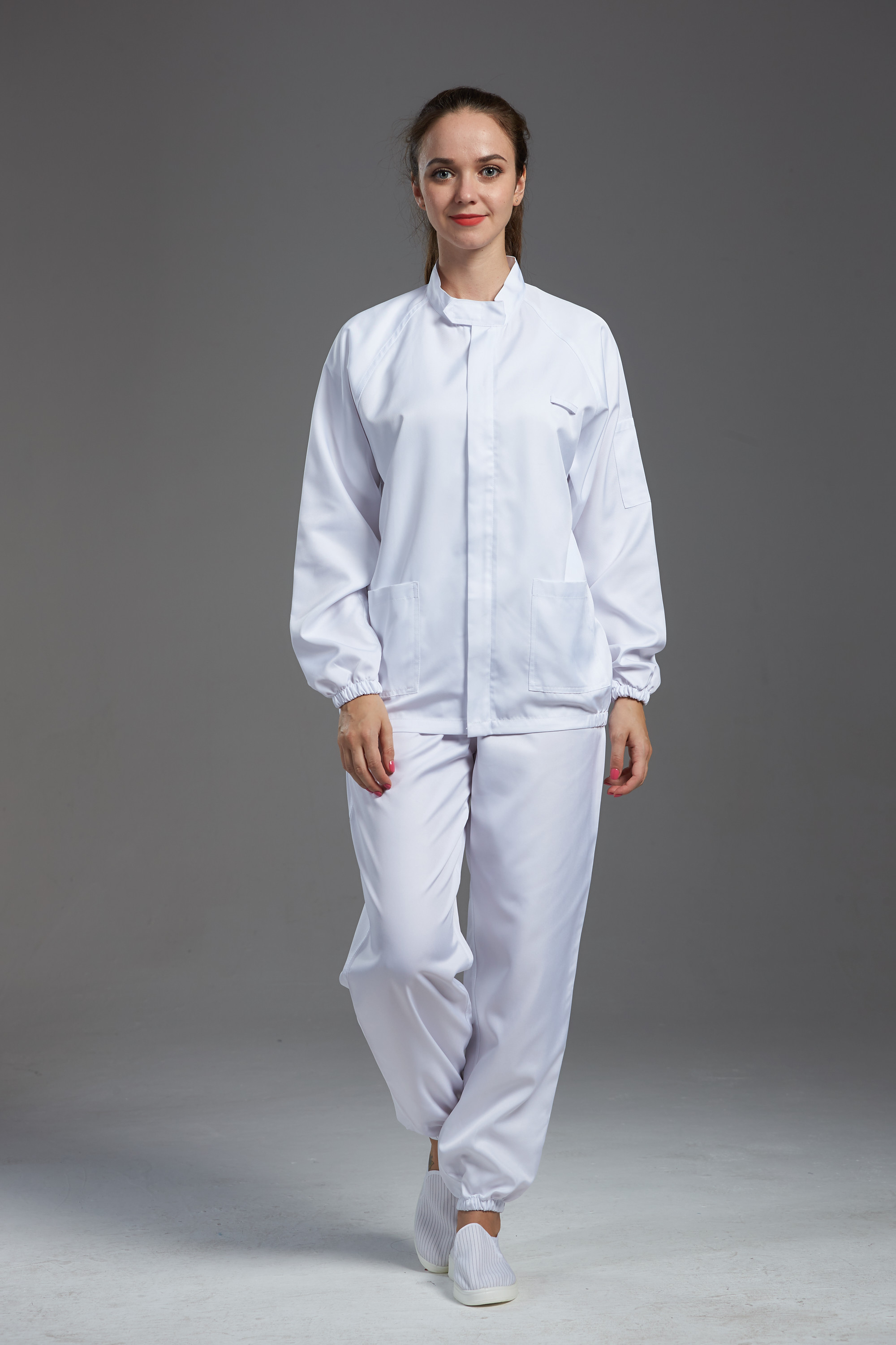 China Comed Straight Open Food Industry Workwear Anti Static With Easy Cleaning factory