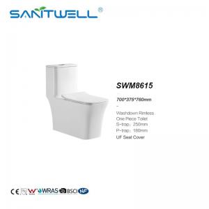China Sanitary Ware Bathroom Ceramic Water Closet One Piece Wc Toilet SWM8615 factory