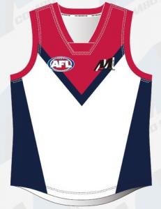 China BSCI 300gsm Aussie Rules Jersey Sleeveless Guernsey For Afl Player factory