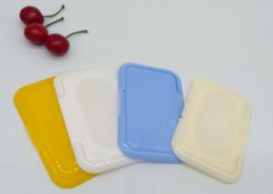 China 65mm Wet Wipes Lid Non Refillable ISO9001 Plastic Flip Top Cap factory