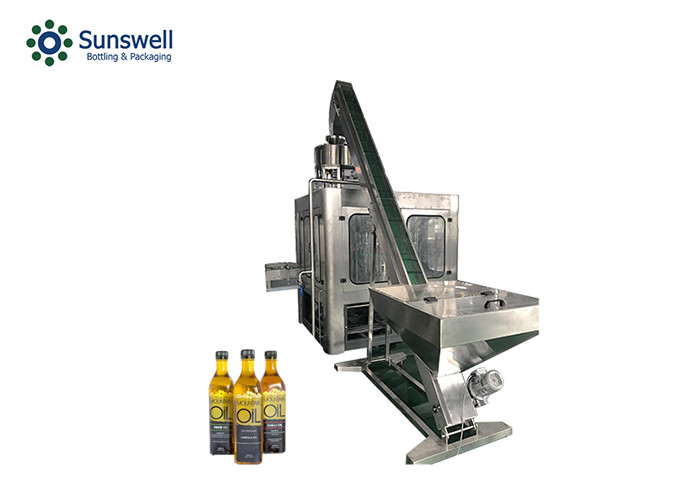 China Automatic Olive Oil Filling Capping Machine 2000BPH Rotary Liquid Filling Machine factory