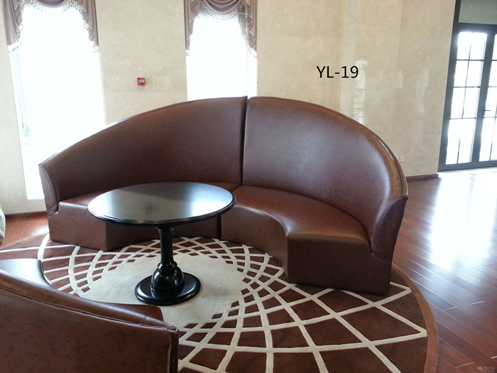 China Round restaurant booth sofa for sale  (YL-19) factory