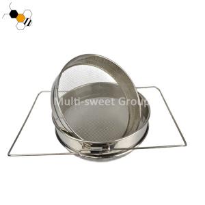 China 304SS Double Filters 16 Mesh 30 Mesh Honey Strainer factory