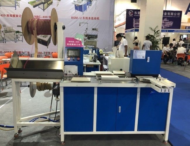 China High Speed Double Wire O Binding Machine No Need To Change Mould For Calender factory