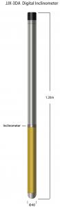 China Azimuth 0-360 Deg Inclinometer Probe Vertex Angle 0-50 Deg Bipolar Codes factory
