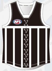 China Digital Sublimation Aussie Rules Jersey 300gsm Afl On Field Team Gear factory