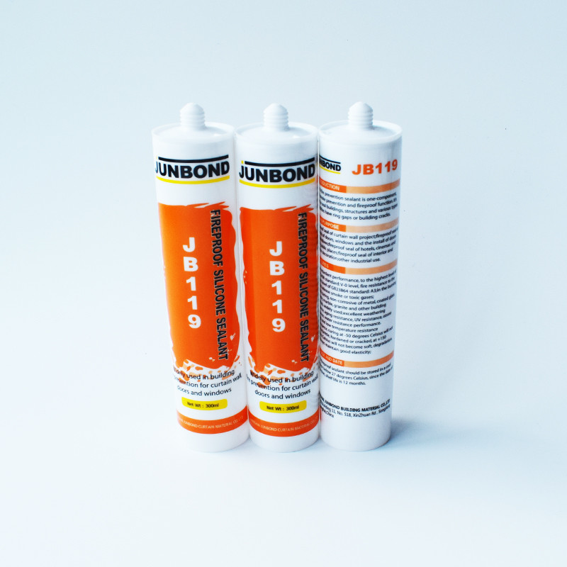 China MSDS Fire Stop Silicone Sealant Fireproof 260ml White Strong Adhesion factory
